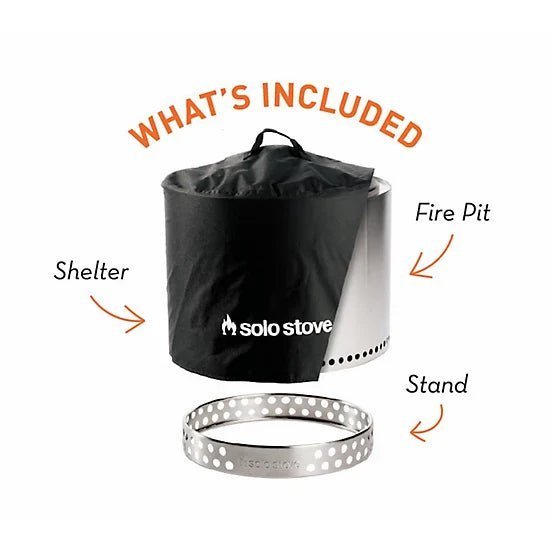 Solo Stove 19.5 in. Bonfire 2.0 Wood-Burning Fire Pit with Stand and Shelter image 2