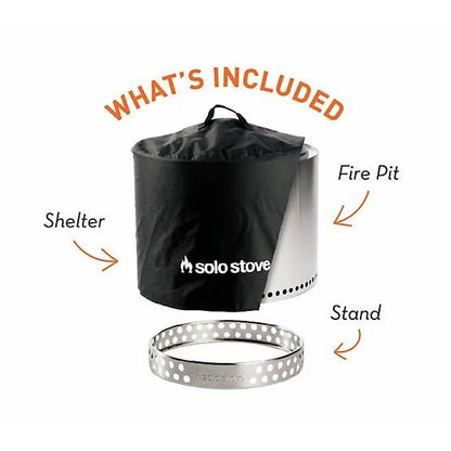 Solo Stove 19.5 in. Bonfire 2.0 Wood-Burning Fire Pit with Stand and Shelter image 2