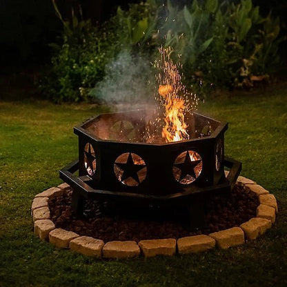 RedStone 43.3 in. Octagonal Wood-Burning Fire Pit image 1
