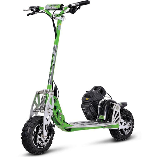 Evolution 70cc Gas Scooter, 2-Stroke 2-Speed Green